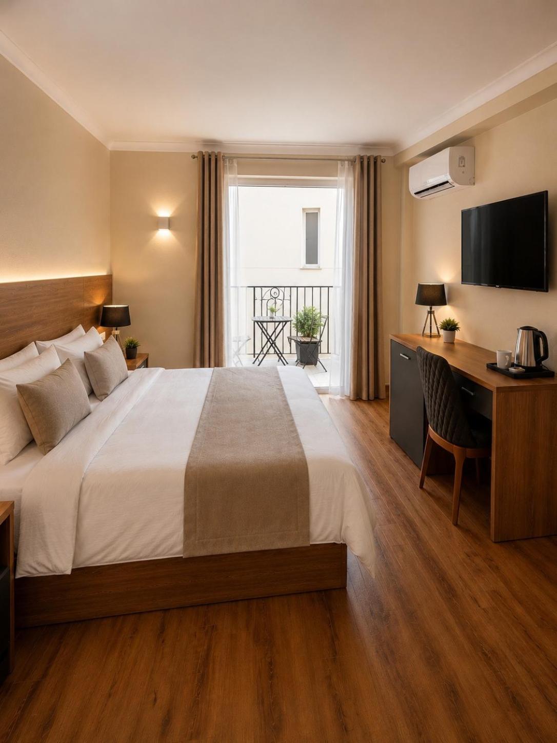 Chambre Double ou Lits Jumeaux Standard avec Balcon